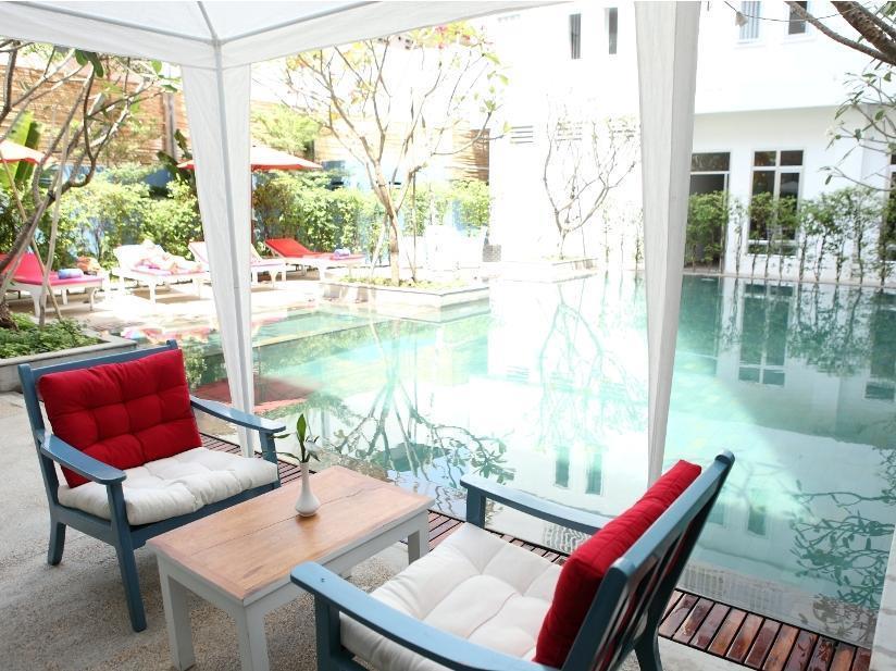 The Frangipani Living Arts Hotel And Spa Phnom Penh Esterno foto